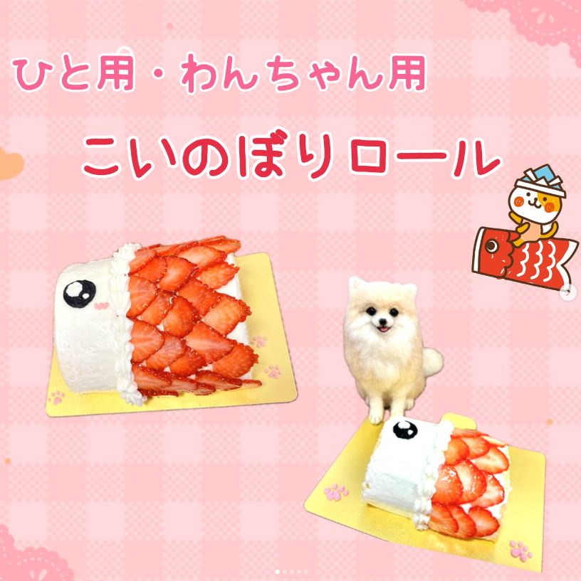 こいのぼりロールの予約・販売開始♪