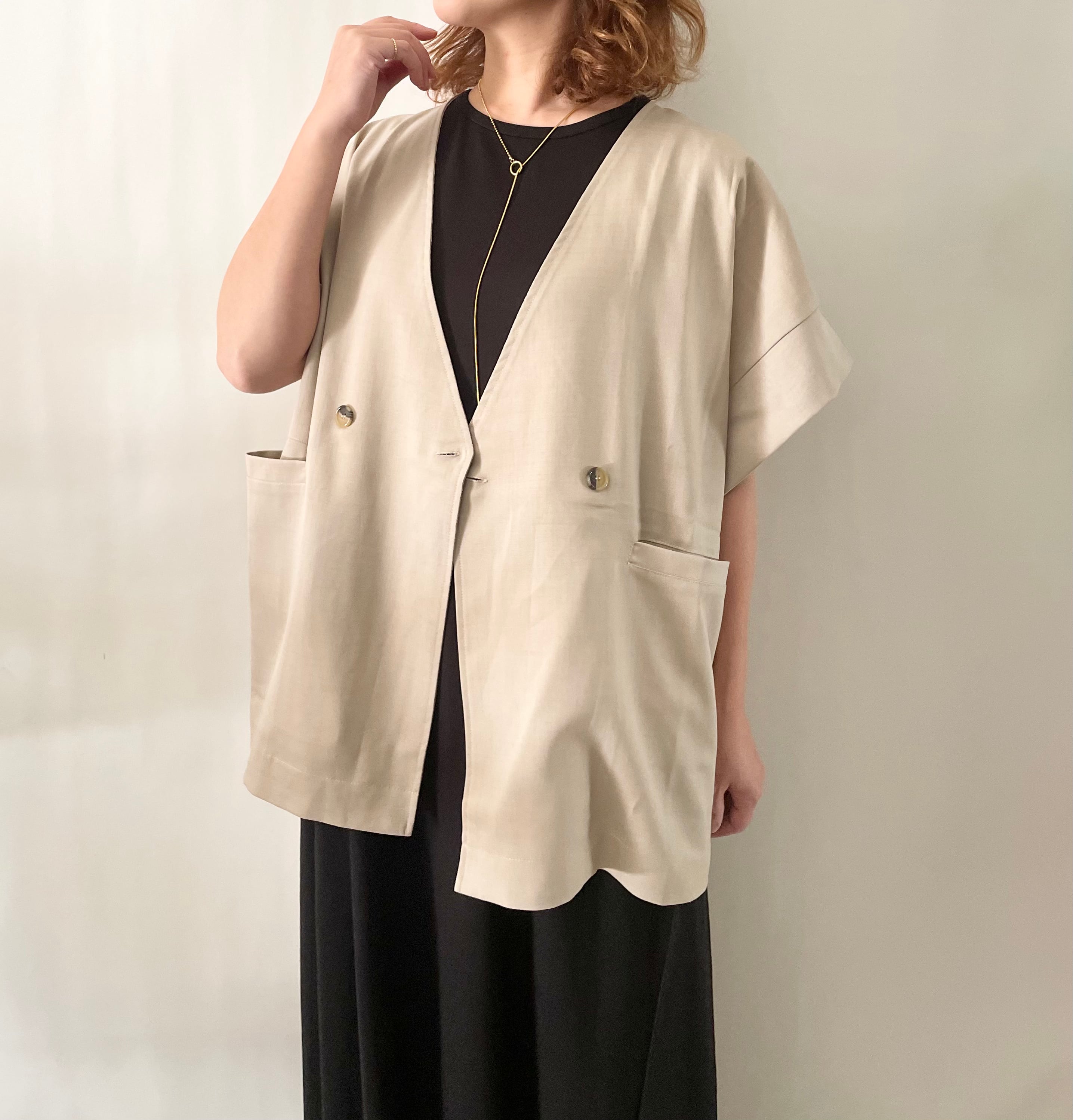 New! ハーフスリーブジャケット