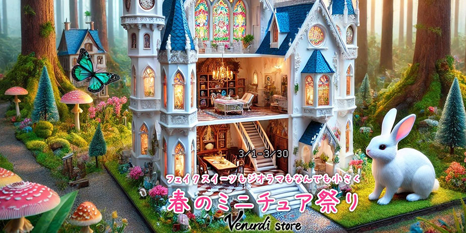 3/1-30：春のミニチュア祭り（企画展） ：MaAya便り（６３通目）