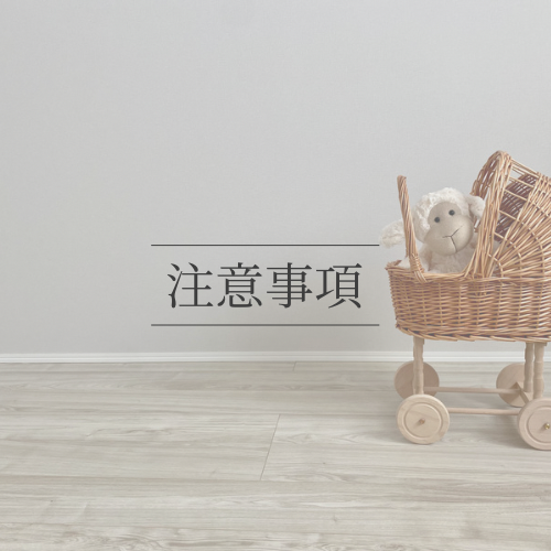 注意事項