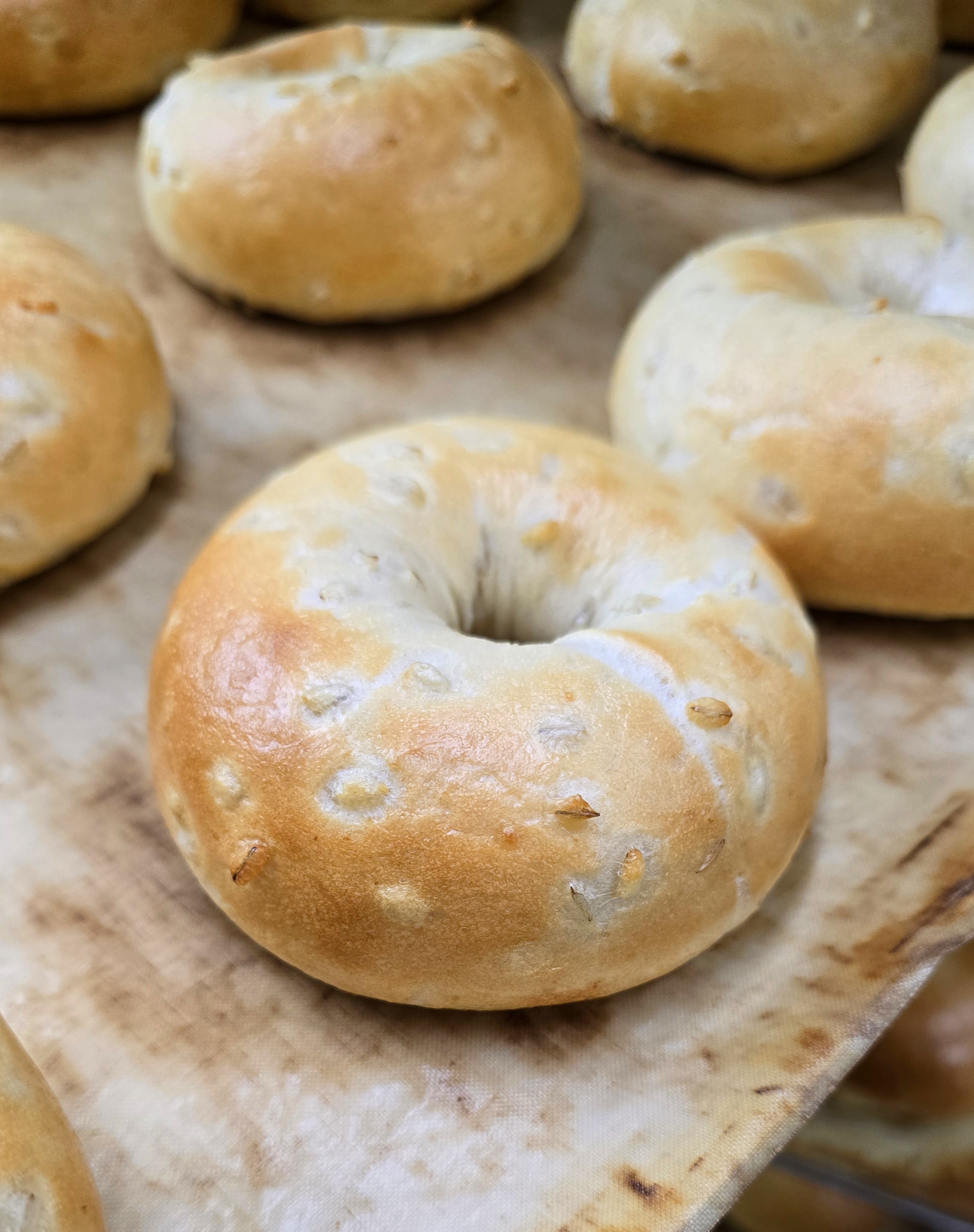 隠れた逸品【もち麦ベーグル】