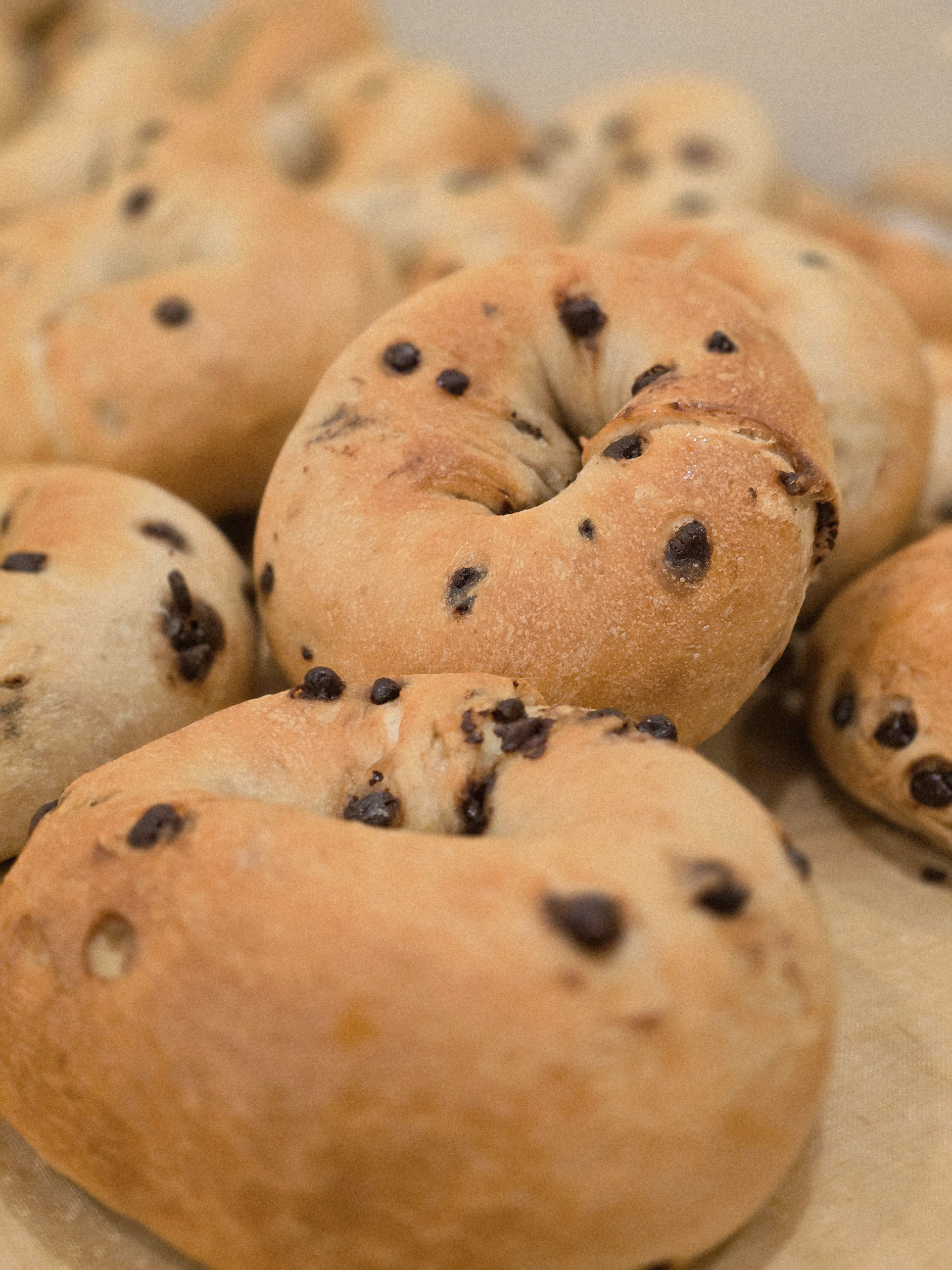 王道の【チョコベーグル】