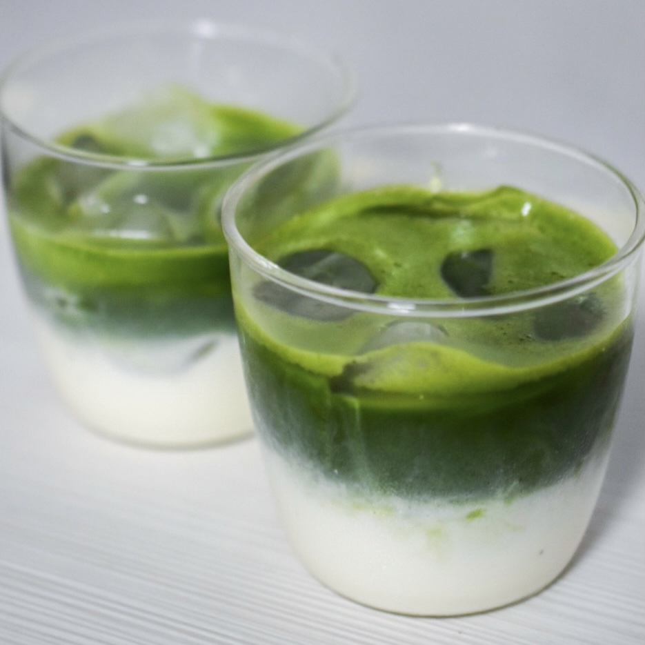 【Recipe】How to make two layers of matcha latte