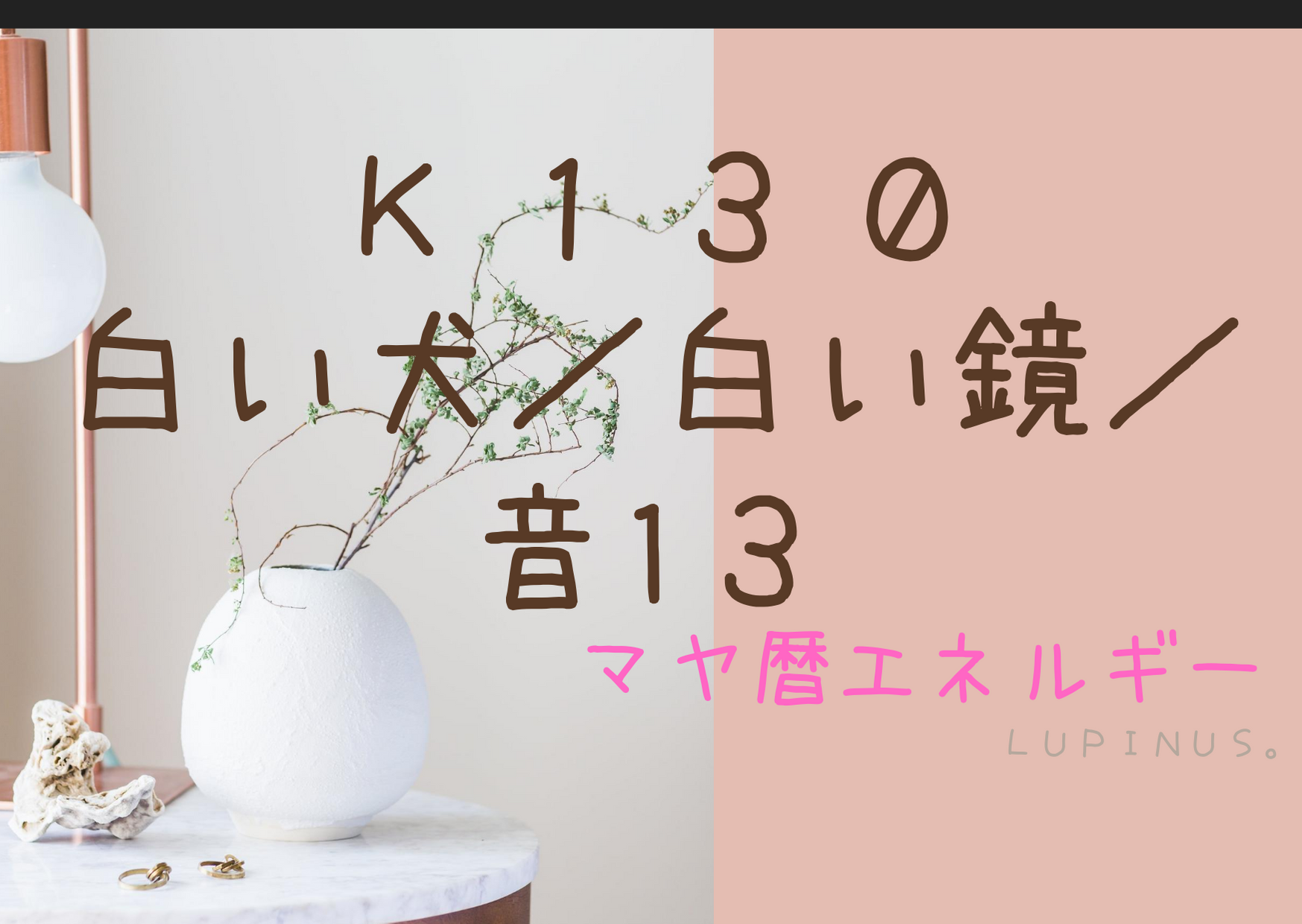 白い犬×音１３！当たり前と思わず感謝の気持ちを伝える日！