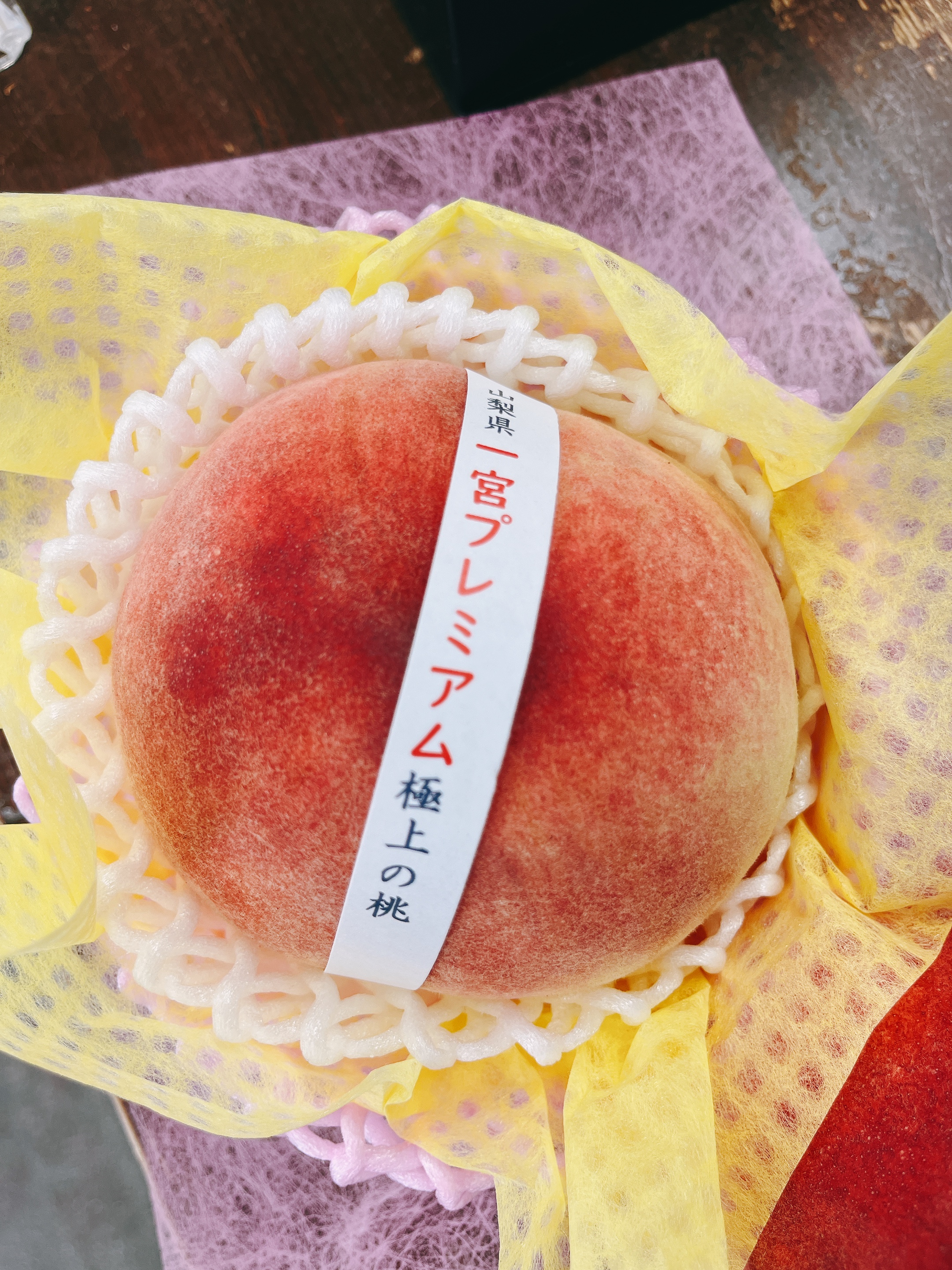【極上の特大桃🍑】山梨県産一宮プレミアム💓