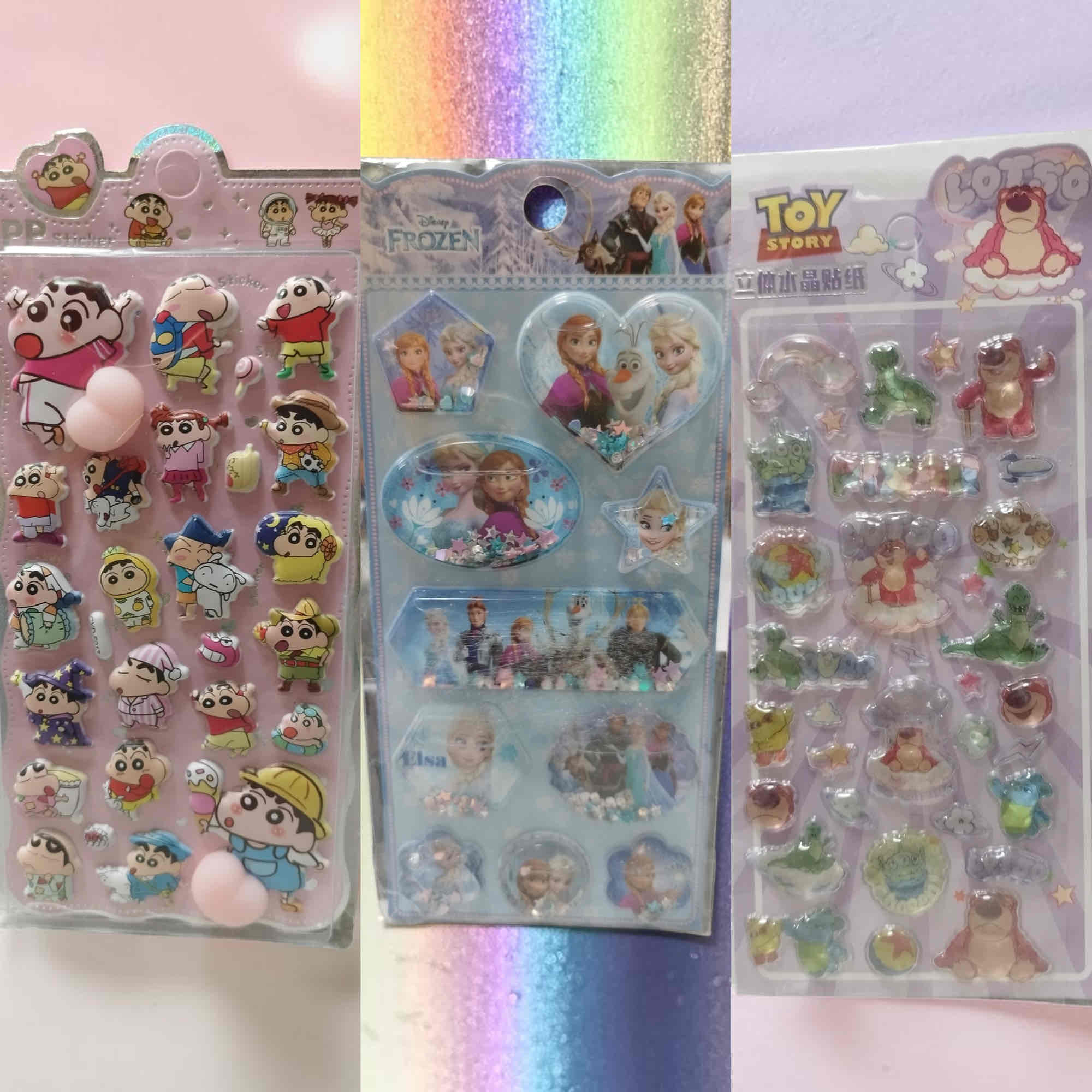 3種類のキャラクターシール❗️