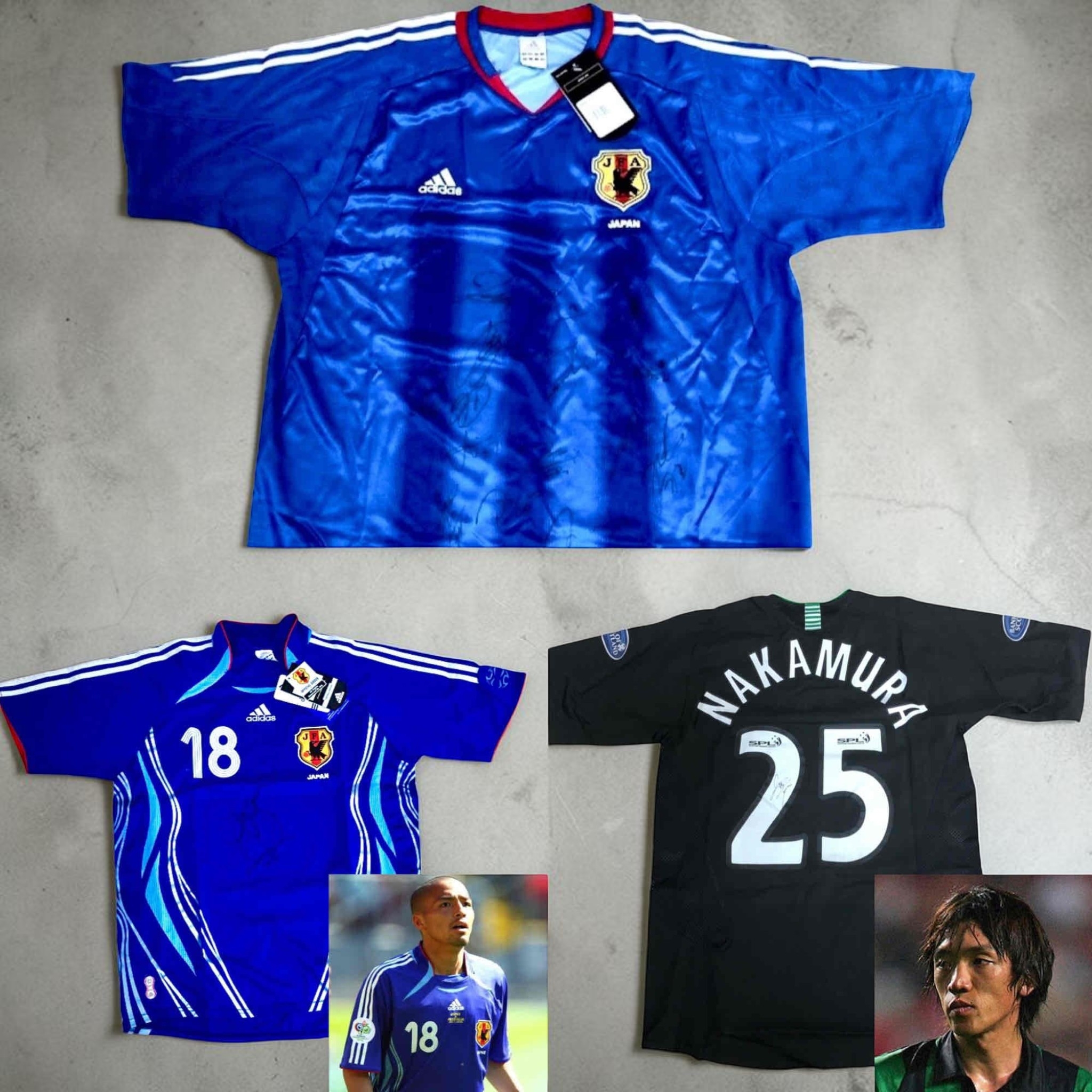 懐かしのサッカー元日本代表のユニフォーム❗️