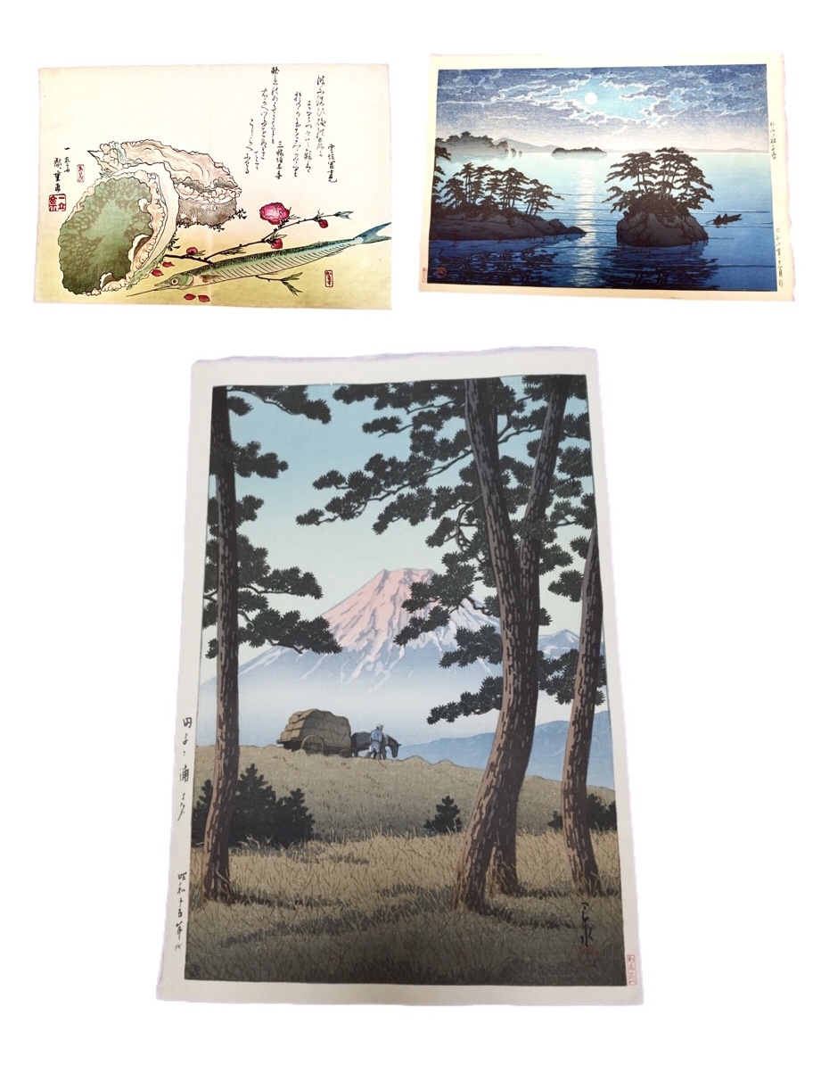 錦絵は織物のような美しさ…