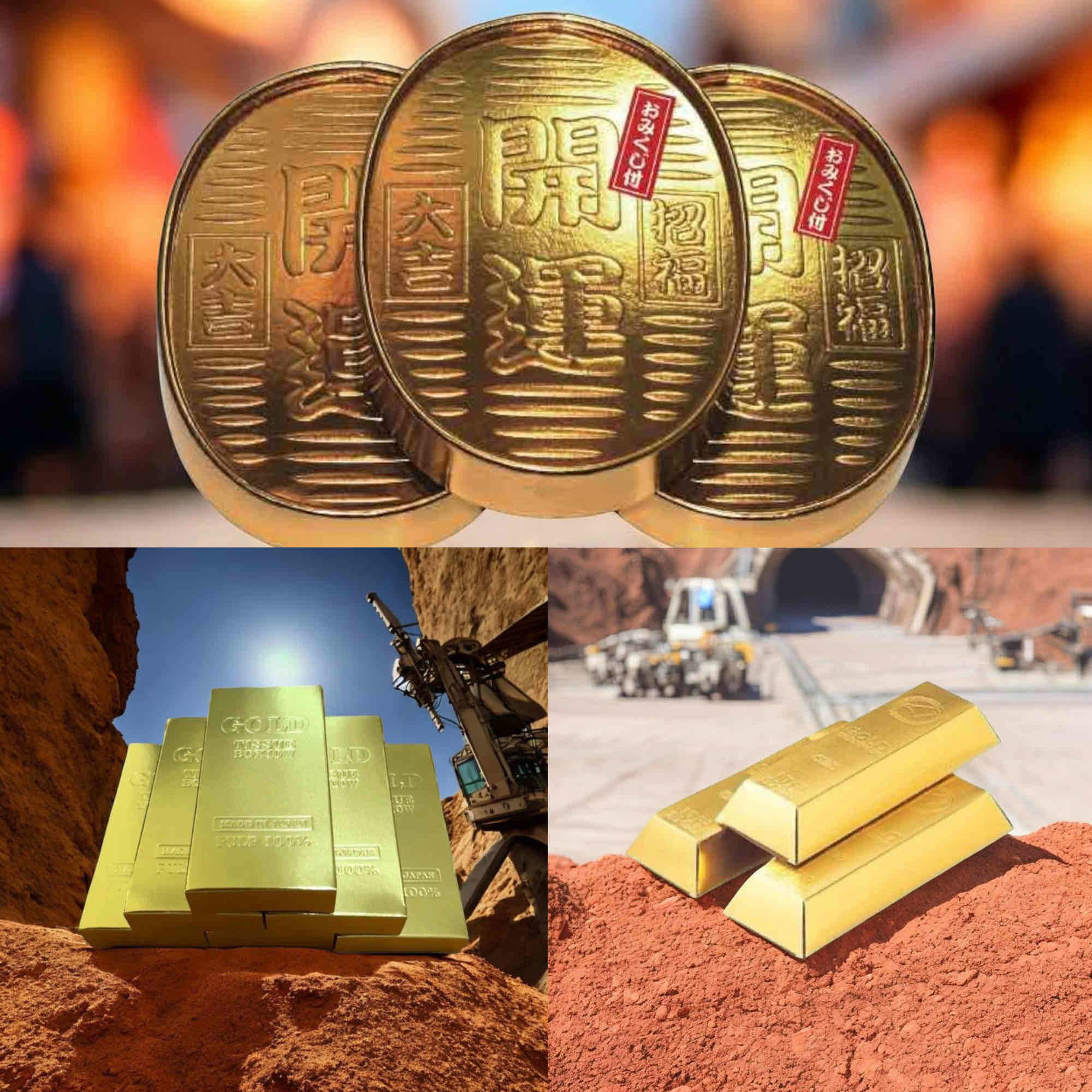 金運アップの小判やゴールドバー❗️