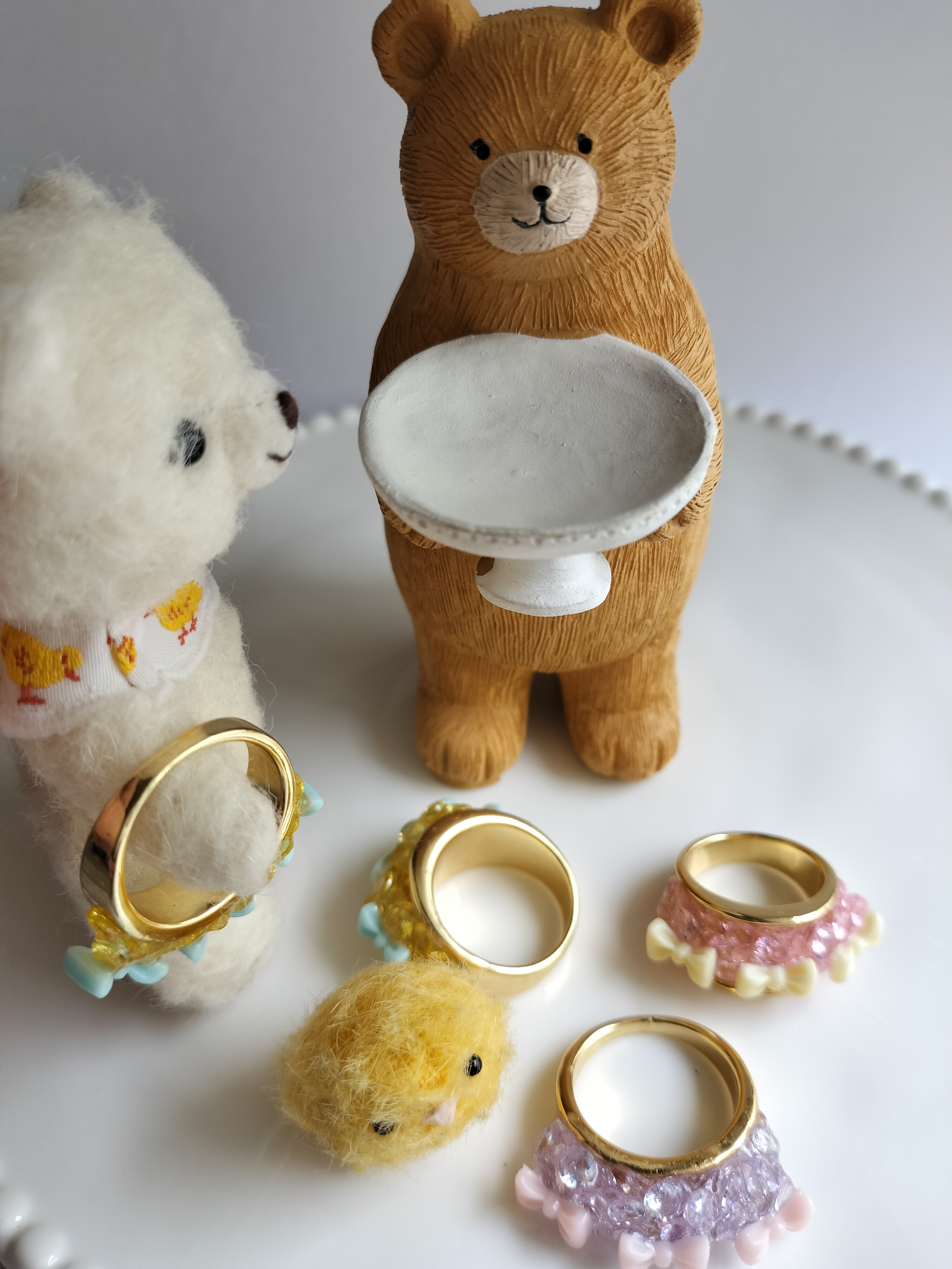 キラキラリボンリング💍