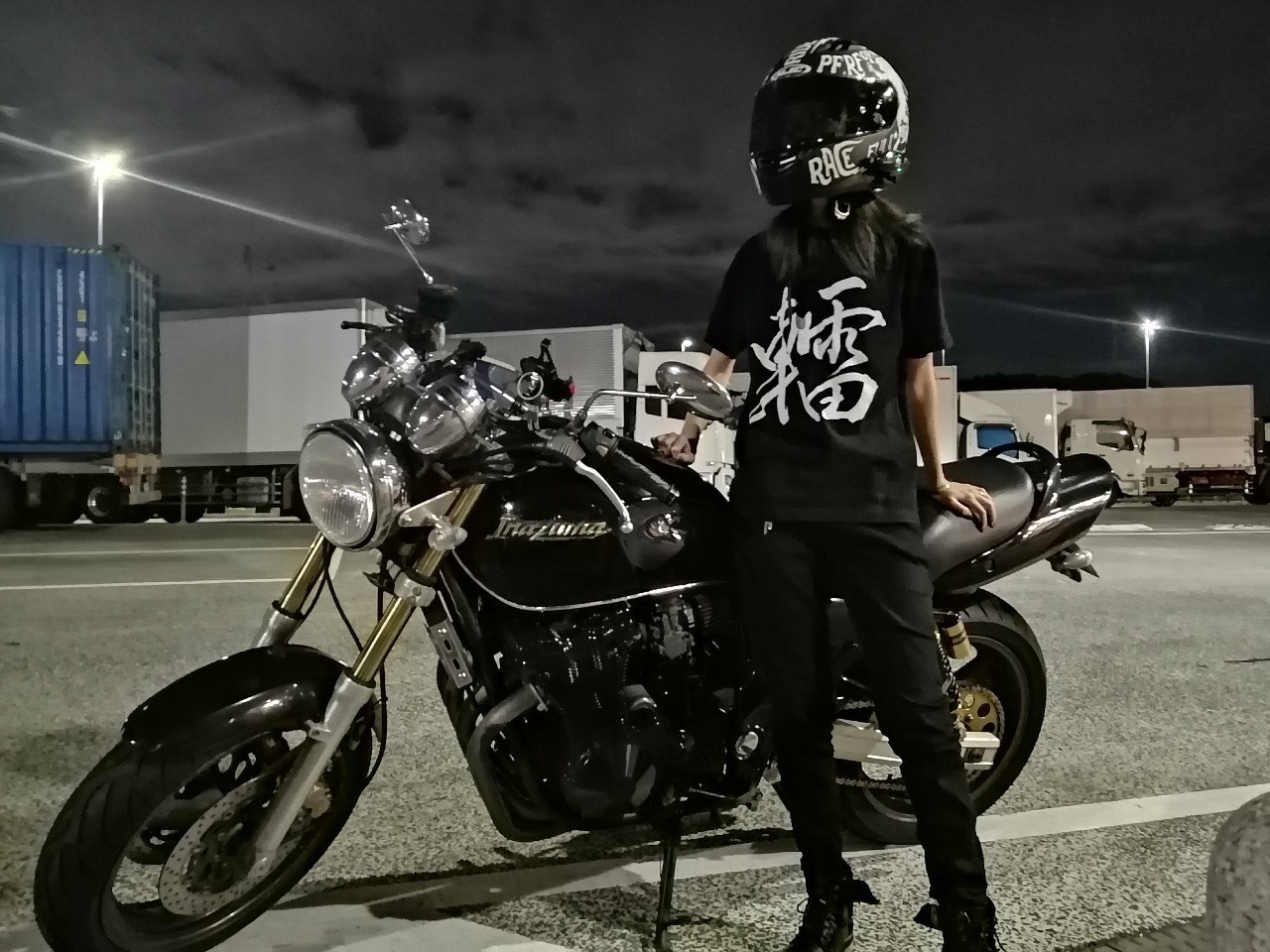 バイク筆文字Tシャツシリーズ