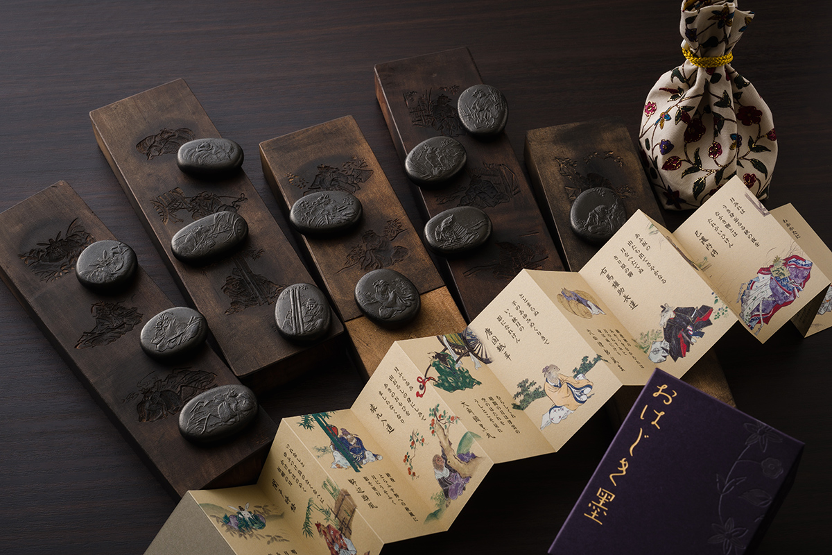 1000年以上続く奈良墨の技術と伝統が わずか3cmほどの小さな墨に詰まった 「おはじき墨」