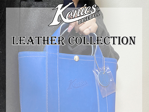 Leather-collection ミニトートバッグ💙