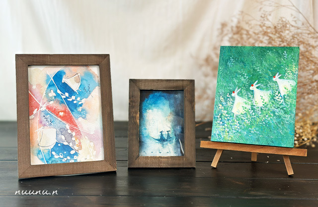 Webショップにアクリル原画1点、水彩原画2点を追加しました。 よろしければご覧ください。