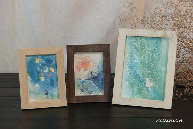 水彩画原画3点をショップにアップしました。