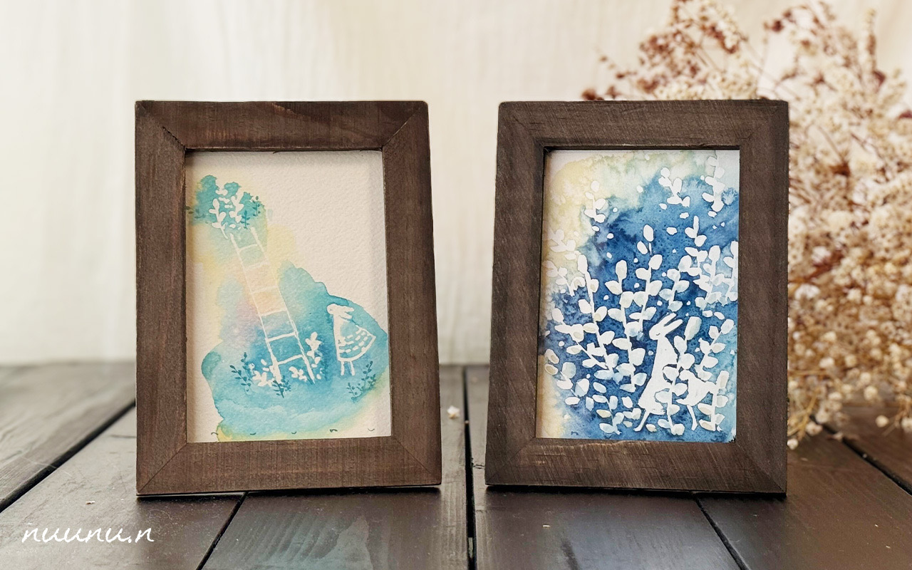 Web nuunu ショップに水彩原画3点を追加しました。 よろしければご覧ください。