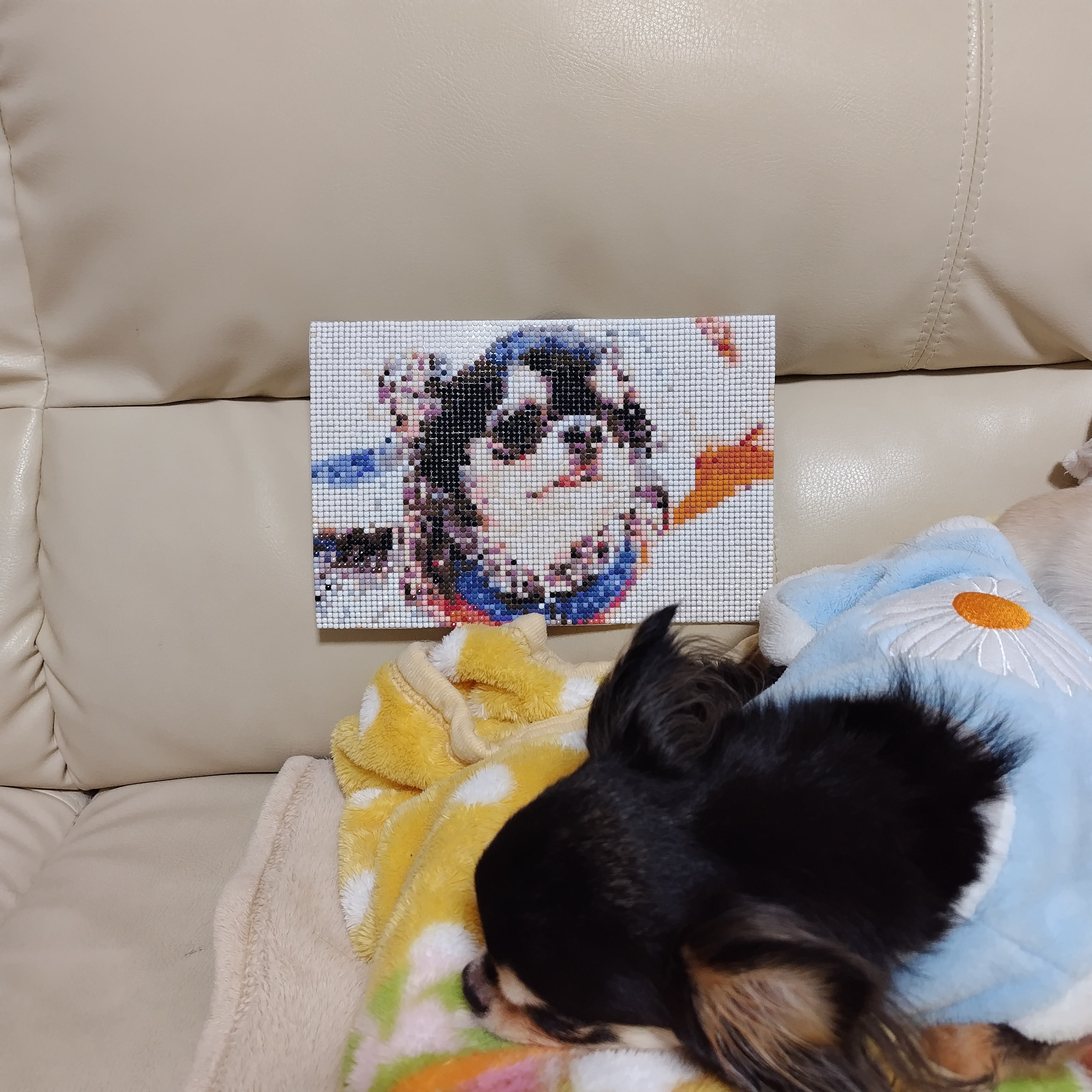 モザイクアートの下絵作り