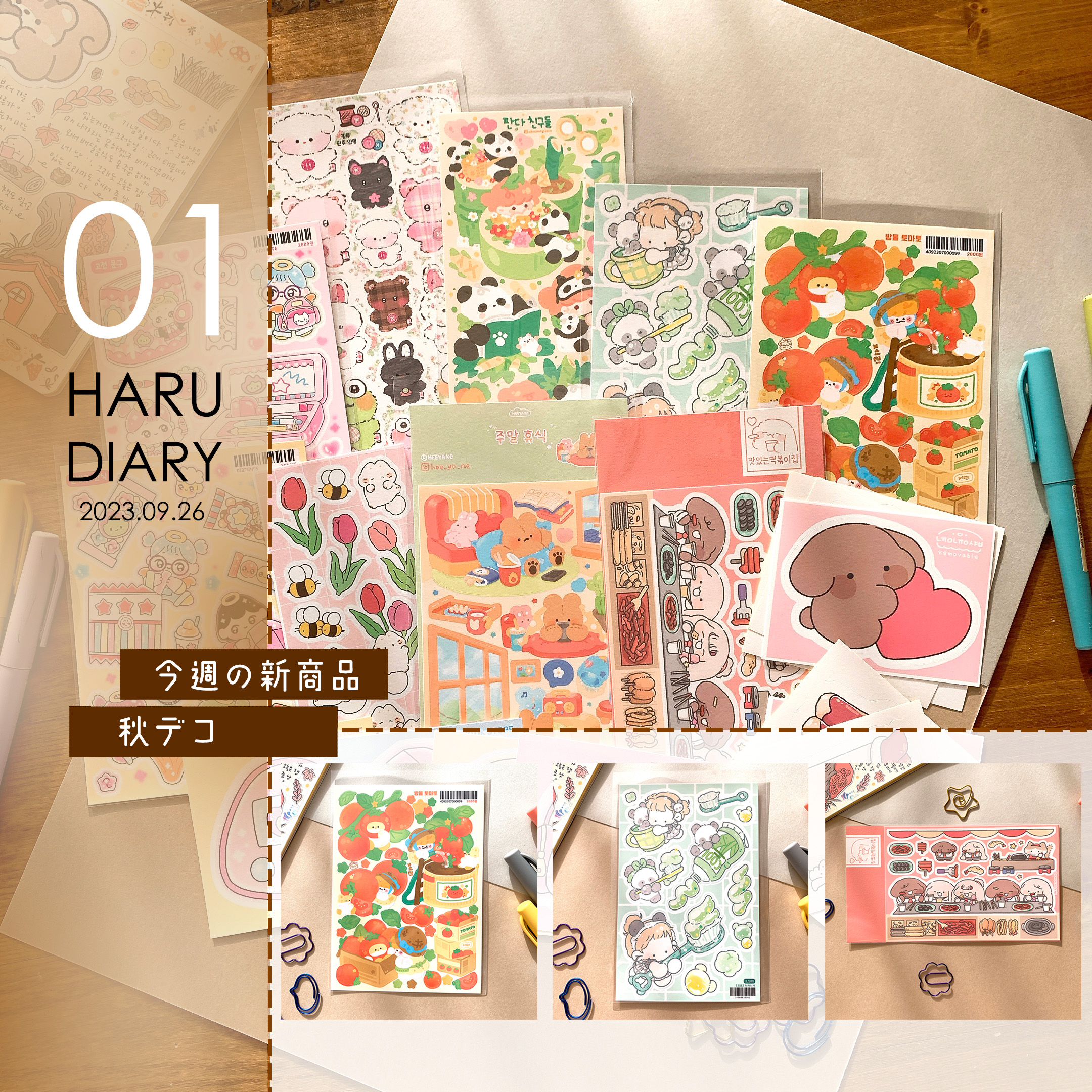 可愛い韓国カルチャー紹介！[HARU DIARY ハル、ダイアリー] 01
