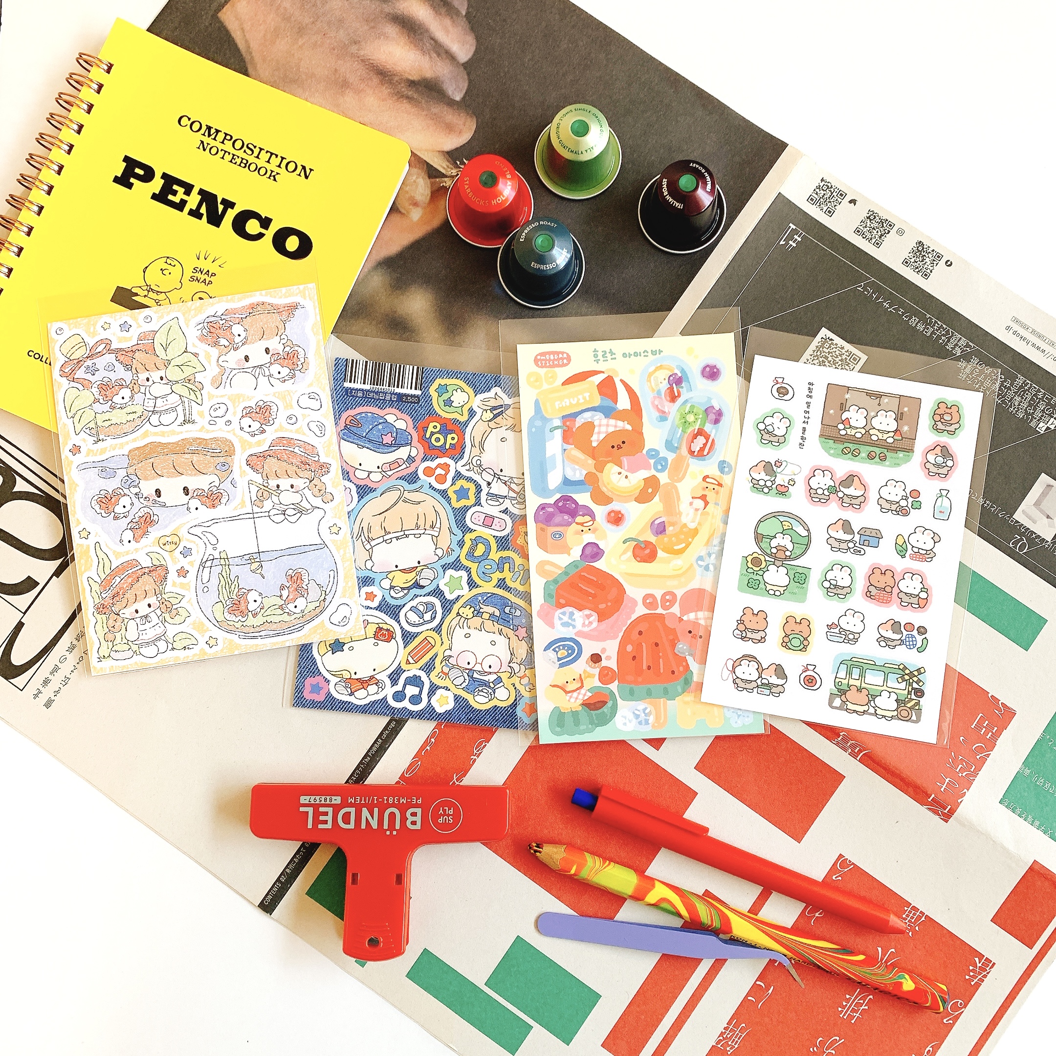 韓国人が作る韓国シールのお店！HARUDORAN9月の新商品は夏と秋の間の楽しみ！