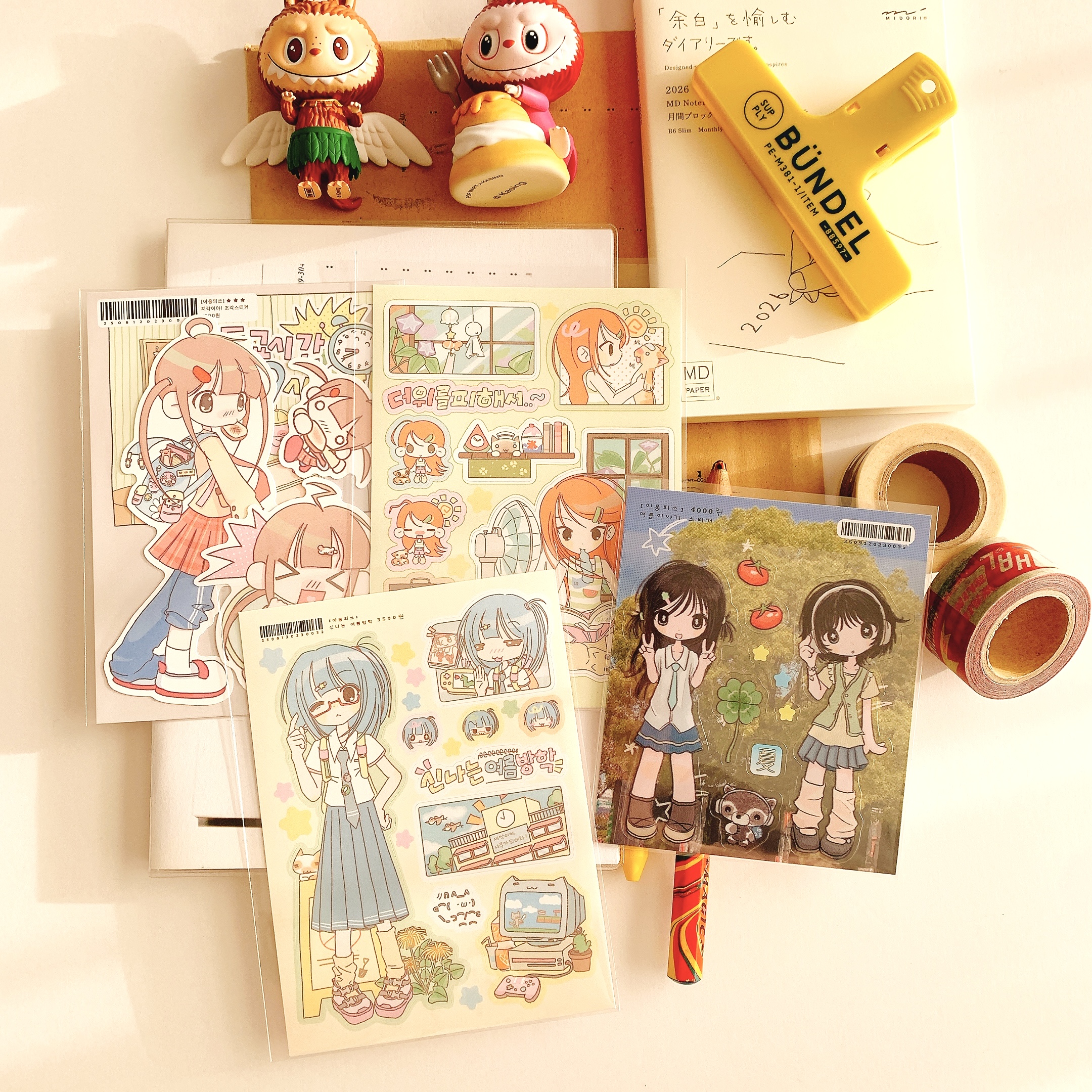 HARUDORAN10月は美少女イラスト満載!黒目に星がひとつ、可愛いヤオンピース!