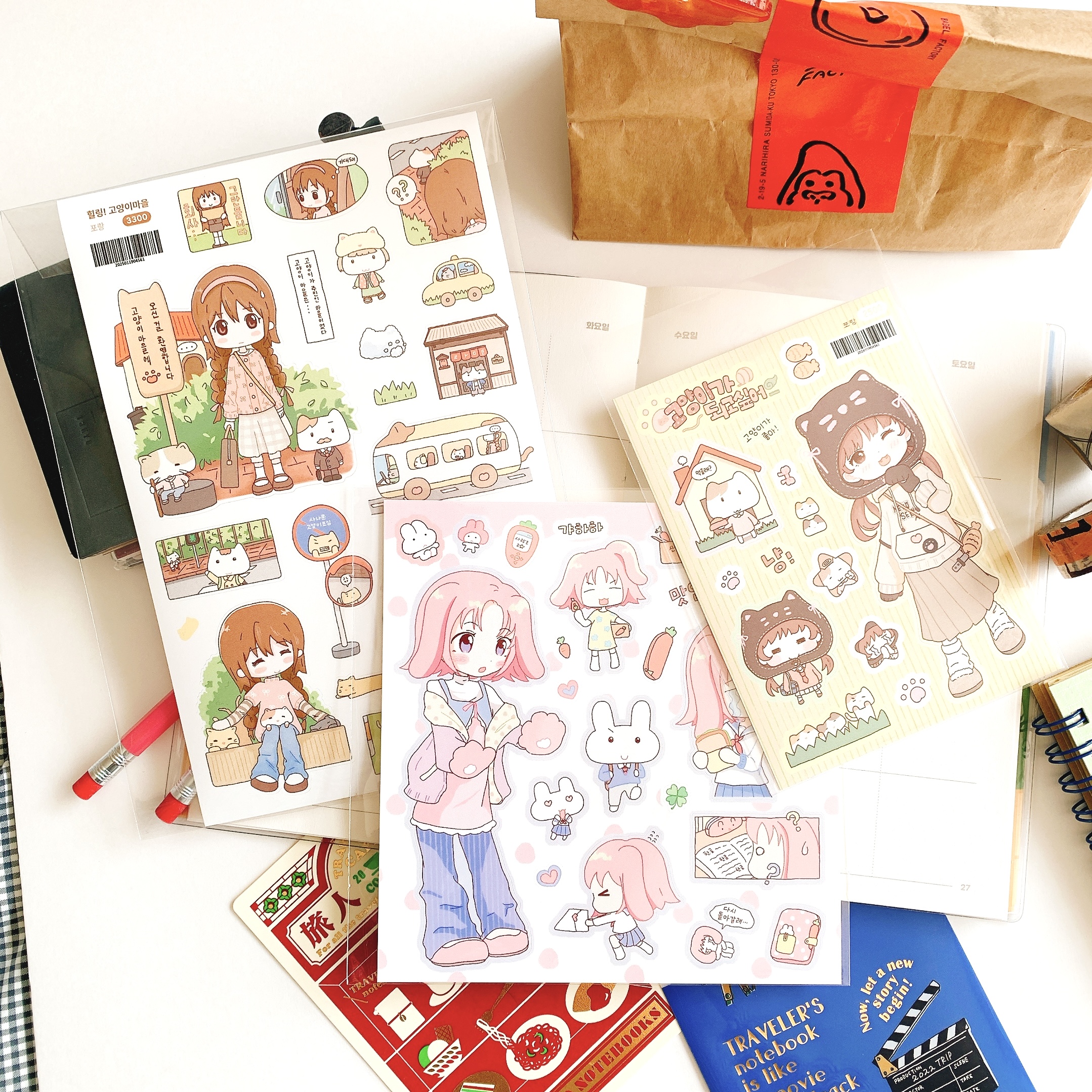 【HARUDORAN新商品案内】5月は楽しい思い出が詰まる時間、初登場の可愛い女の子のイラスト満載！