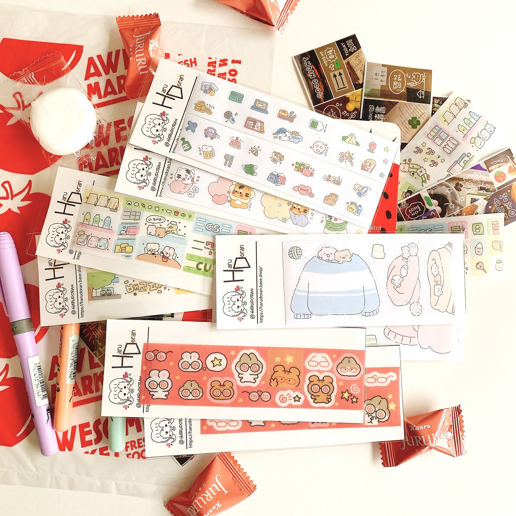 HARUDORAN、ドラニのおすすめはキスカットシール、デコにもメインにもなれる万能アイテム