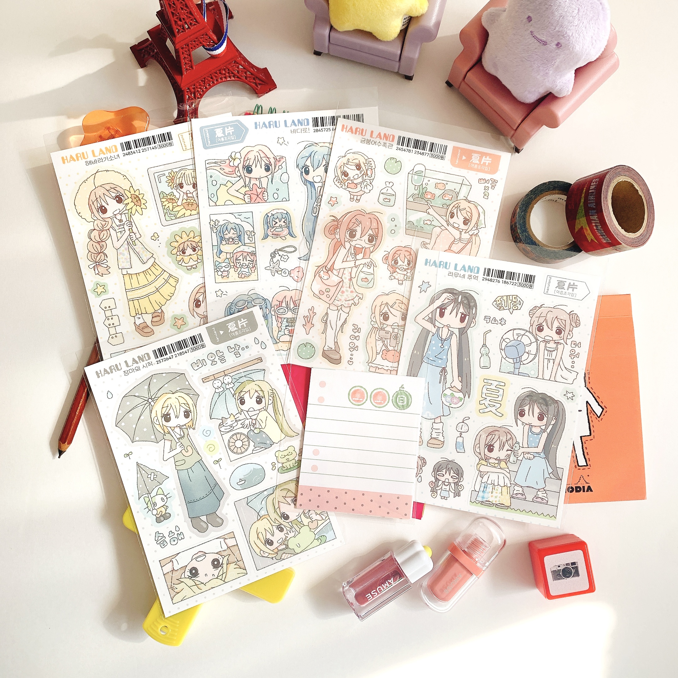 HARUDORAN9月は夏のいい思い出と漫画系女子のイラストを満喫、初登場のプリズルフレンズ
