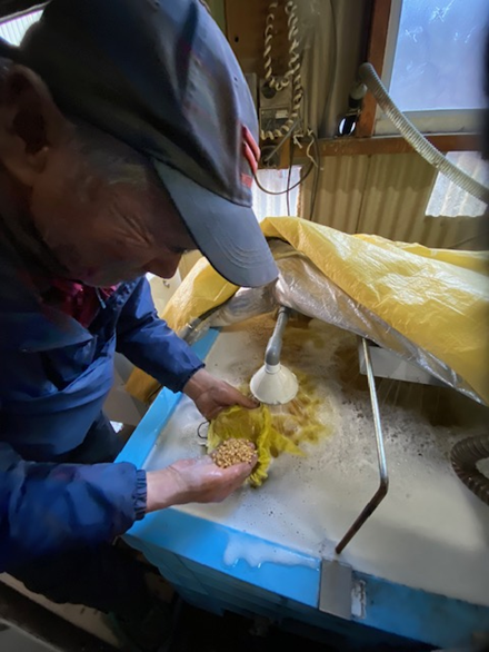 3月23日　3/22(日)今年の種もみまき一回目