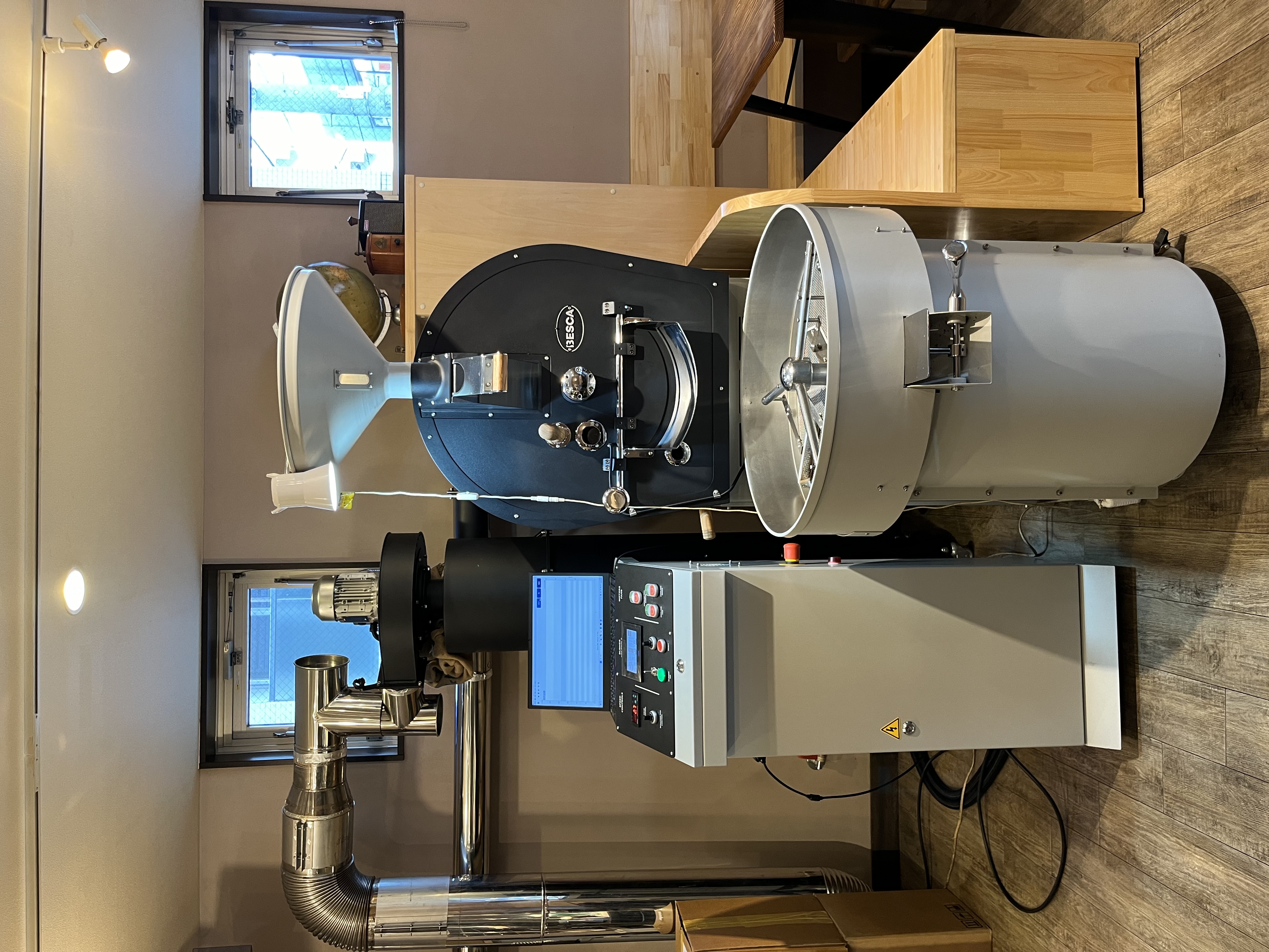 トルコ製焙煎機 BESCA 6kgをいれました。