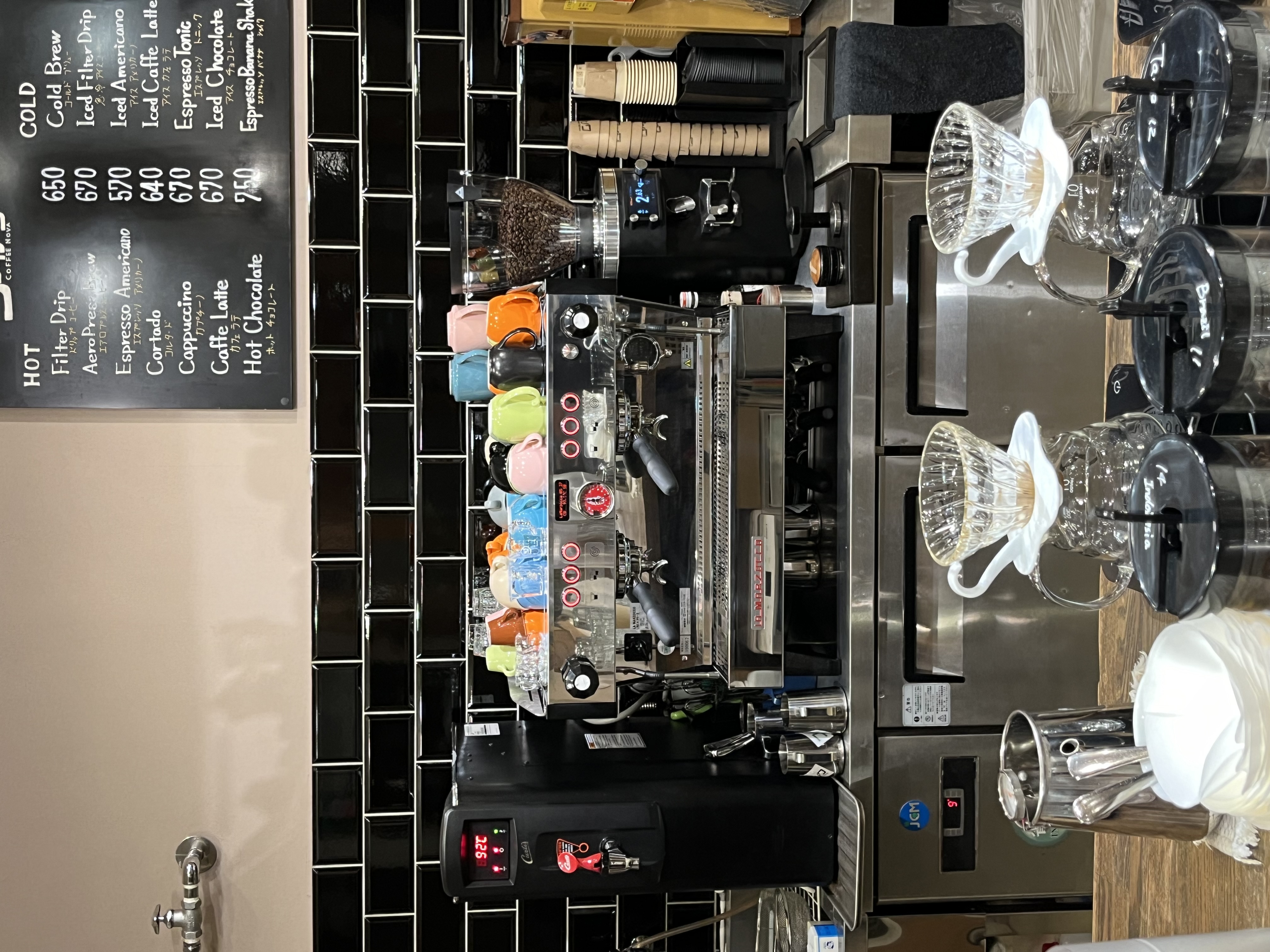 エスプレッソマシンを新しくしました!