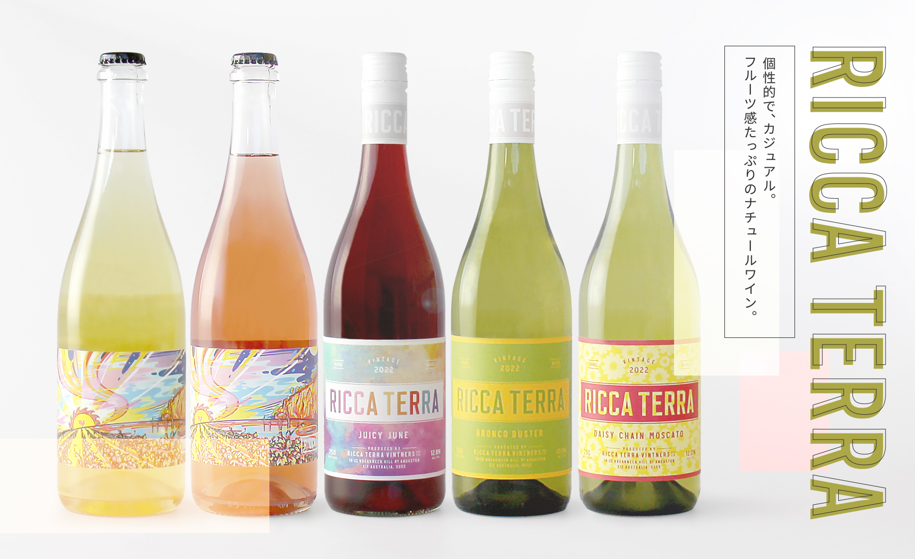 【RICCA TERRA】オルタナティブ品種の先駆者がつくるナチュールワイン。