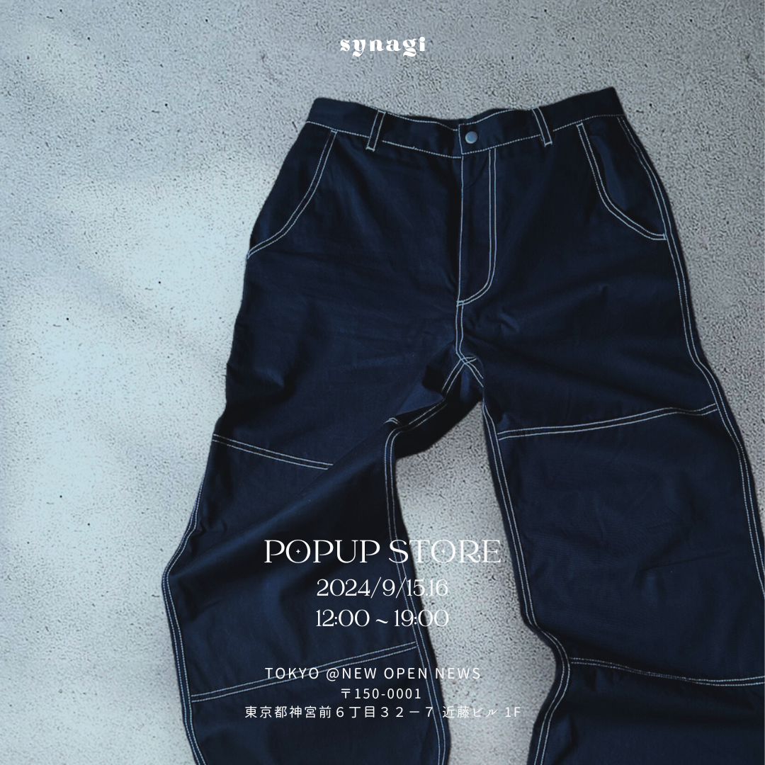 【9/15〜9/16 POPUP TOKYO @new open news】