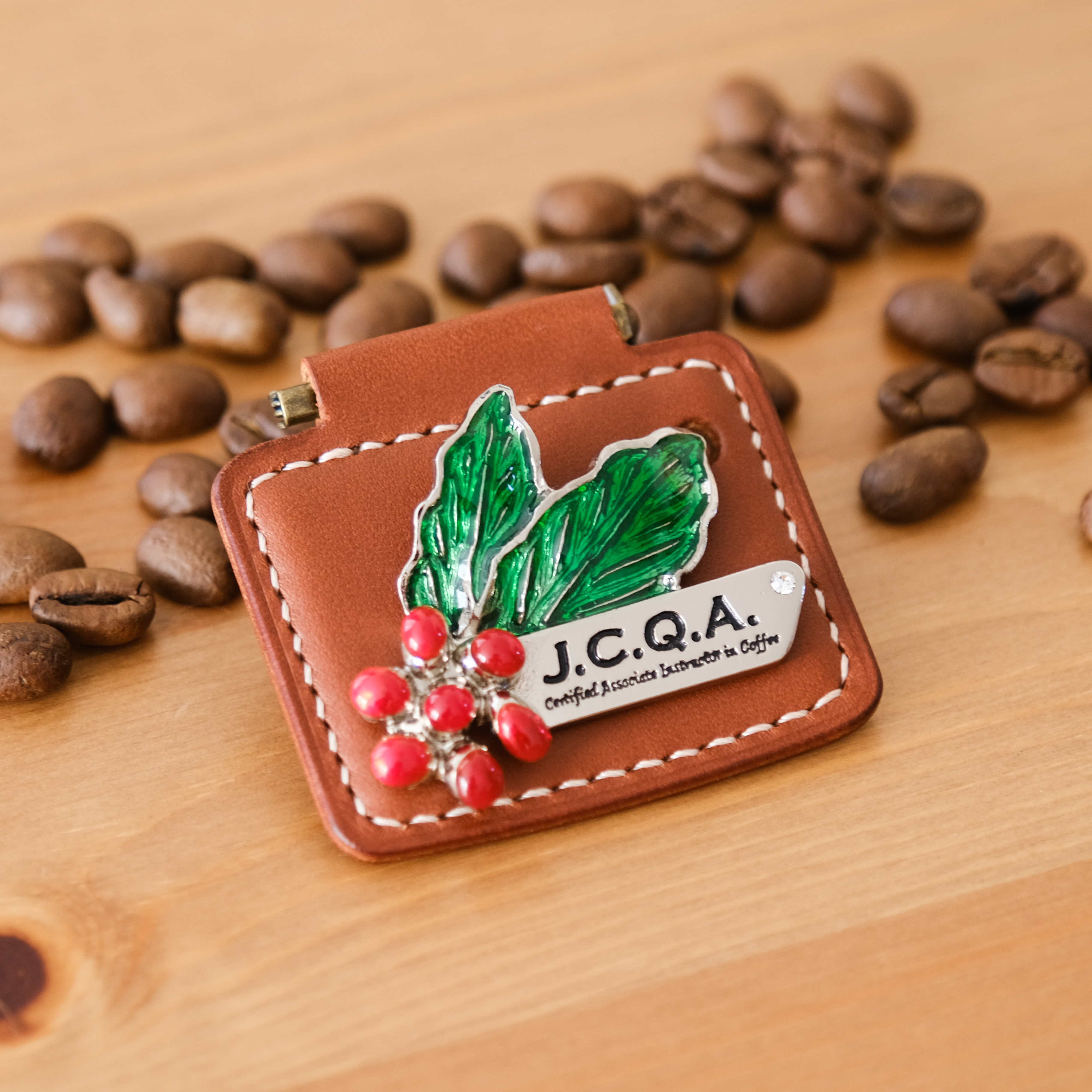 コーヒーインストラクターバッジの台座販売開始しました