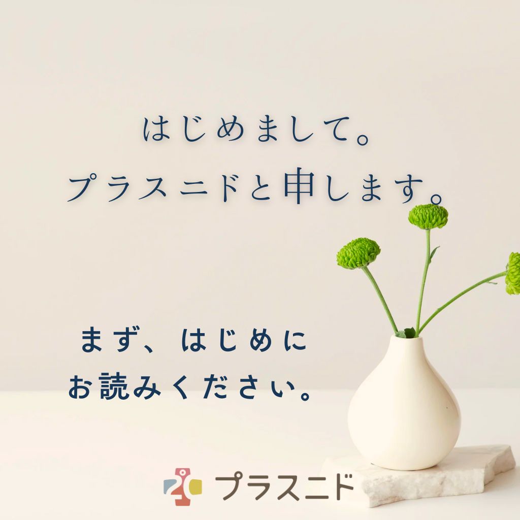 プラスニドは「こんな」ブランドです。
