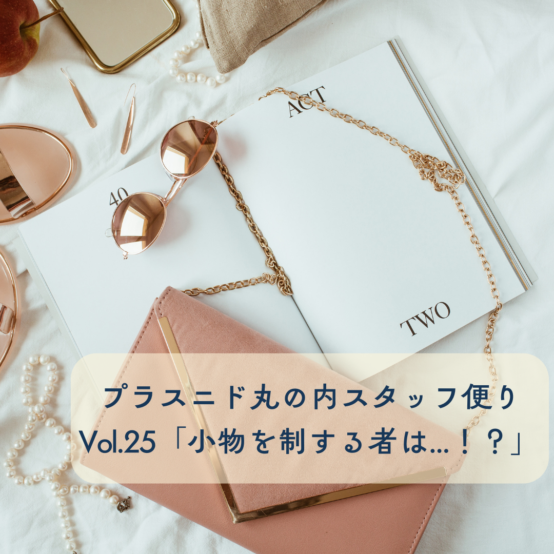 プラスニドスタッフ便りvol.25 『小物を制する者はオシャレを制す⁉️』