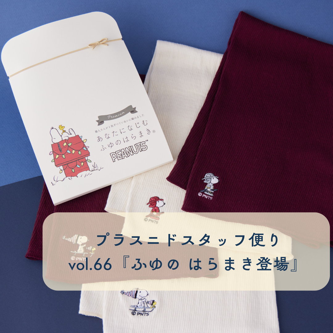 プラスニドスタッフ便りvol.66『ふゆの はらまき登場』