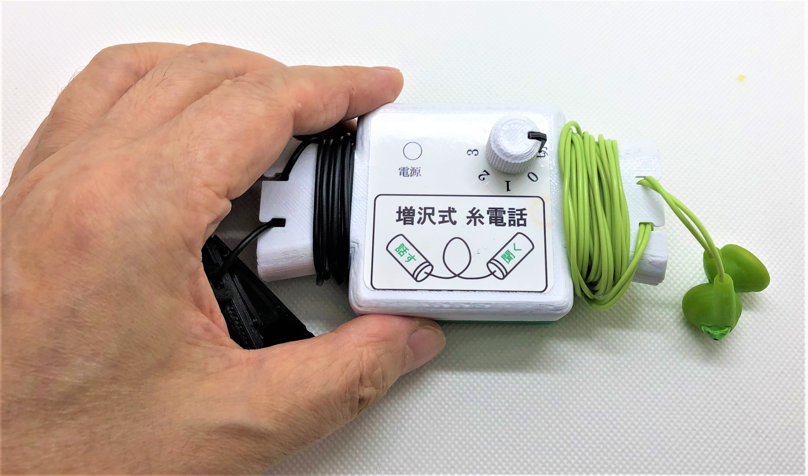 「会話器　増沢式　糸電話」は、只今製作中です