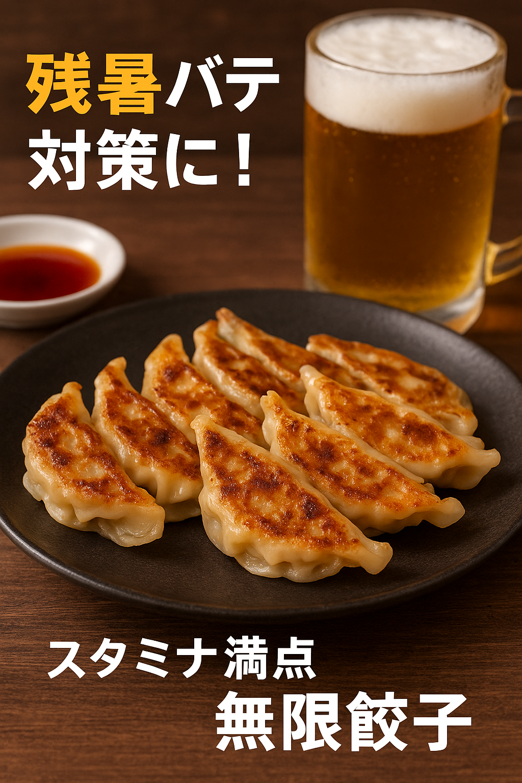 【残暑バテ対策に！】スタミナ満点“無限餃子”で元気をチャージ