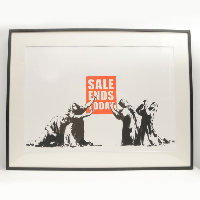 バンクシー 「Sale ends today」