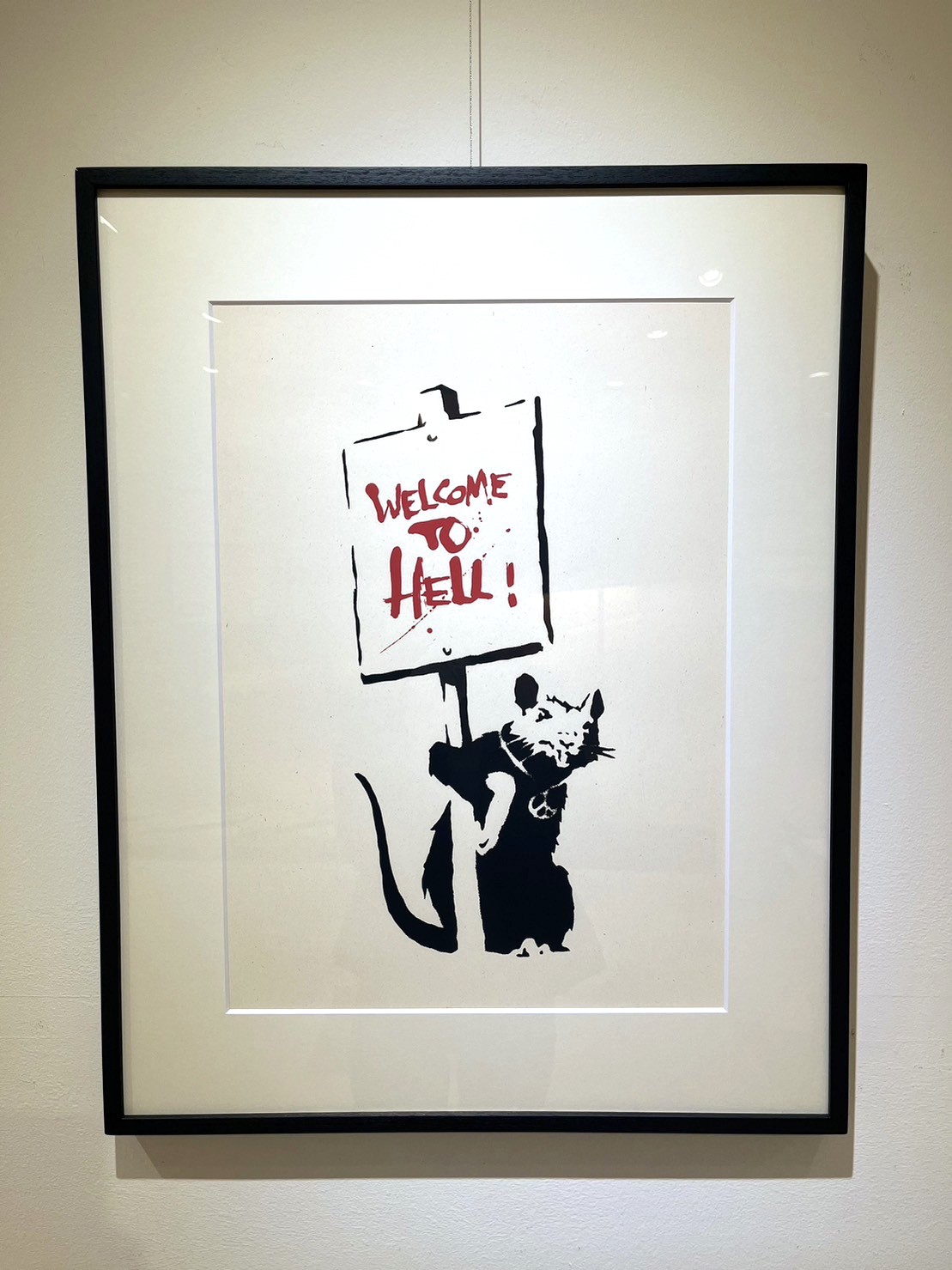 バンクシー「WELCOME TO HELL」