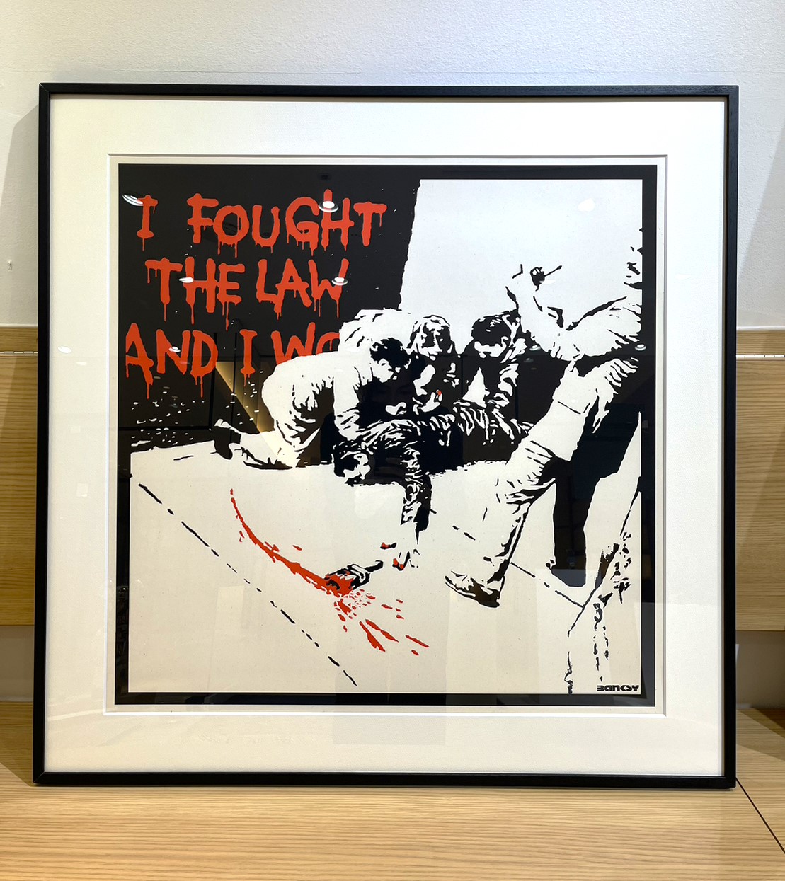 バンクシー 「I fought the laws」