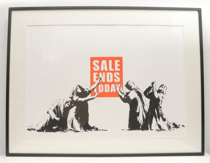 バンクシー「Sale ends today」のお話