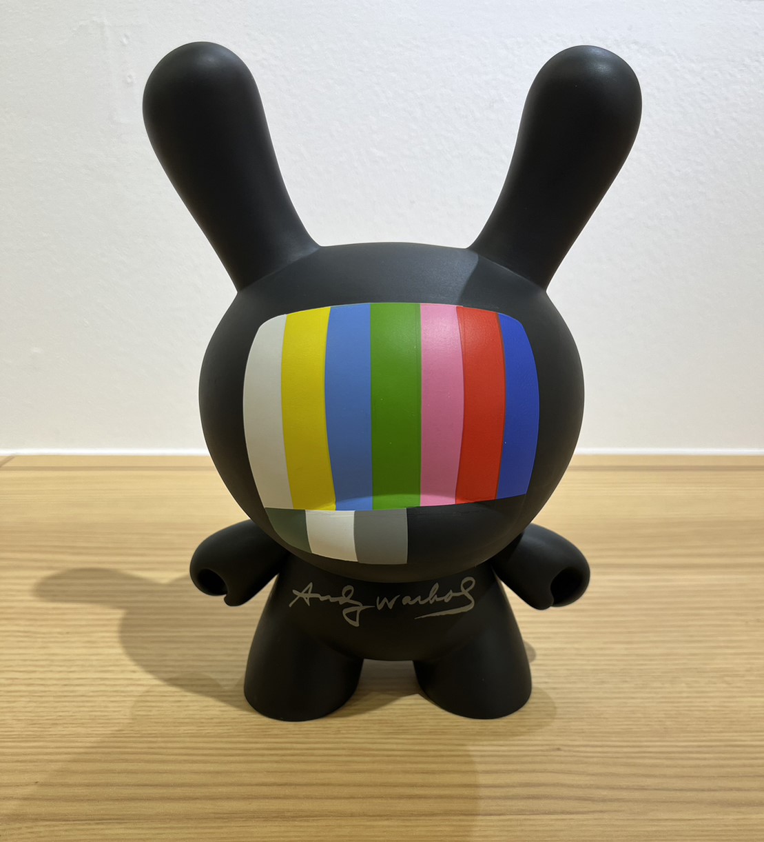 アンディーウォーホル × キッドロボット「8-inch Dunny (ブラック)」コラボフィギュア