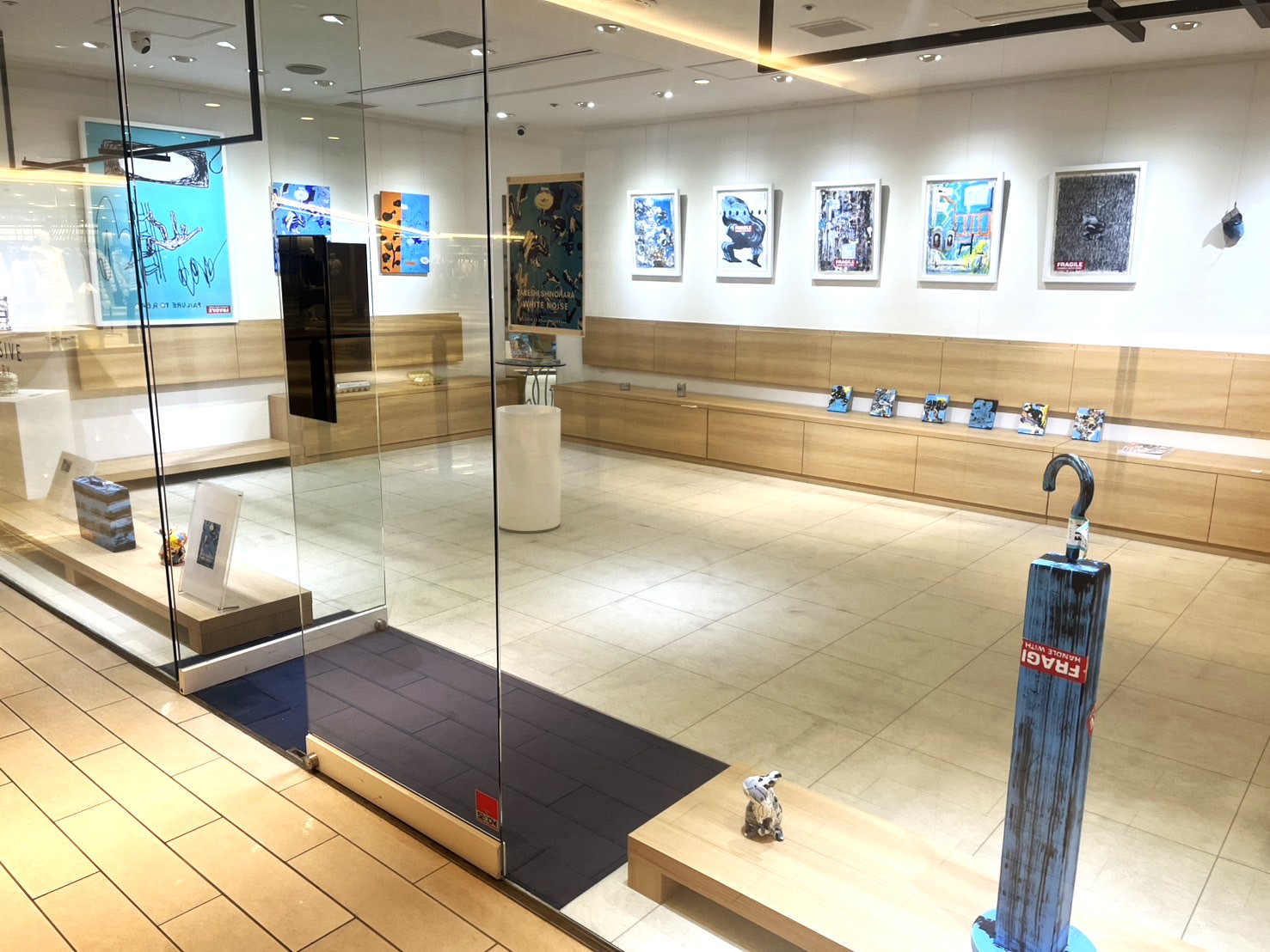 篠原猛史の個展「WHITE NOISE」プレオープン！