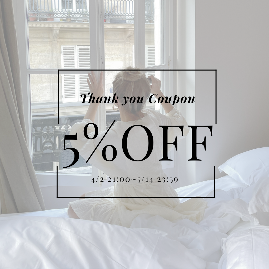 Thank you Coupon・レビューのご協力いただいた方全員にお得なクーポンをプレゼント!!