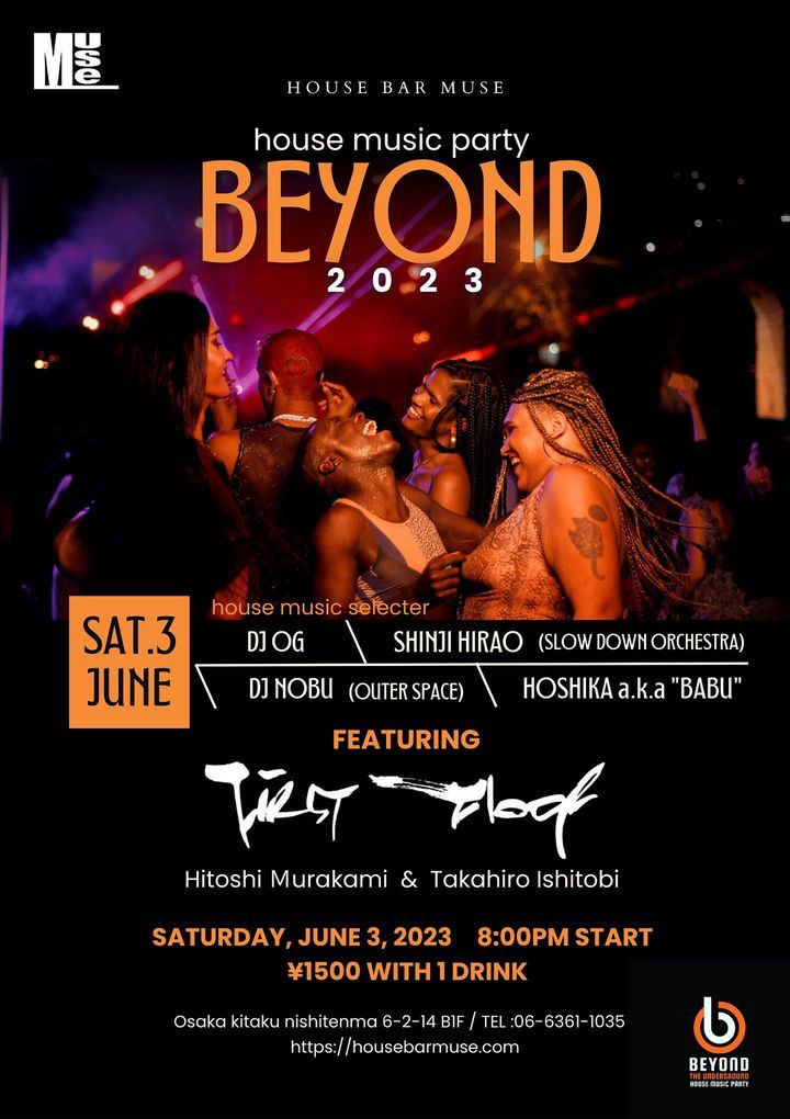 House Music Party BEYOND 2023.06.03(Sat) @Muse