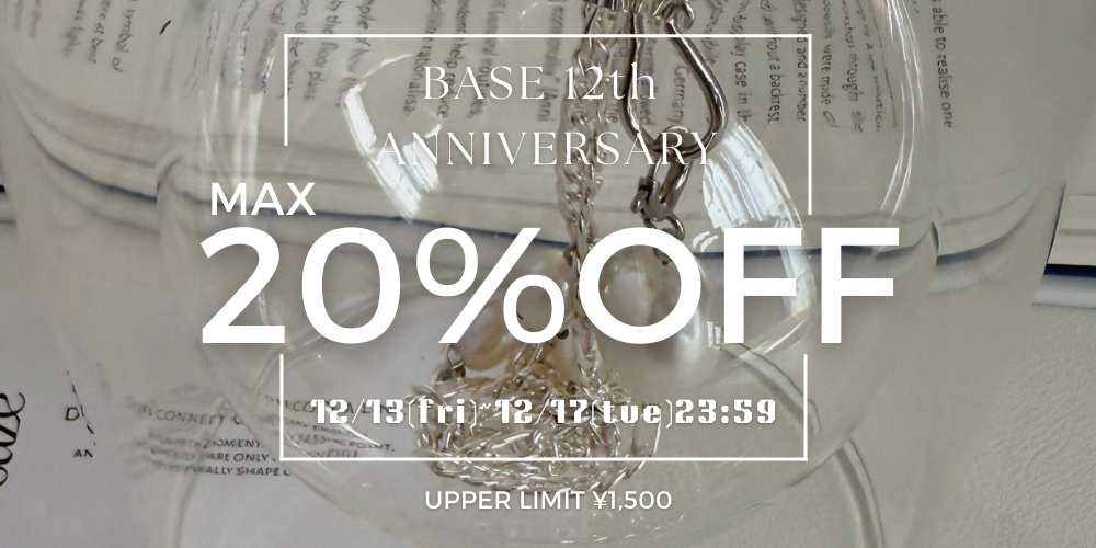 BASE COUPON MAX20%OFF