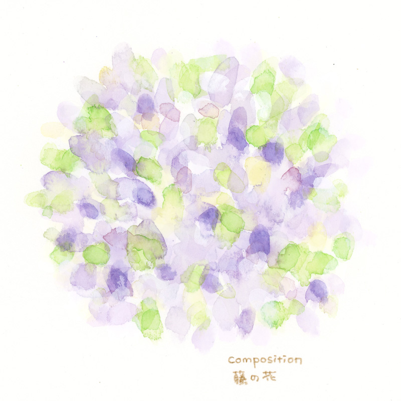 色彩スケッチ-フジ