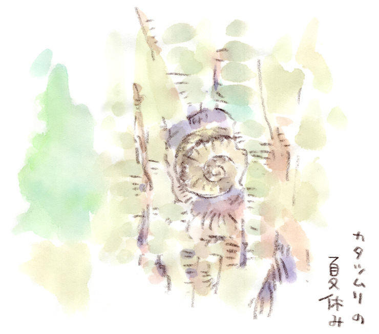 カタツムリの夏休み