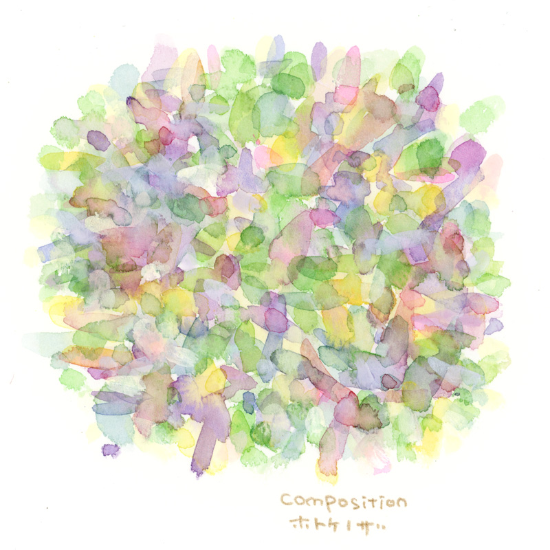 色彩スケッチ-ホトケノザ